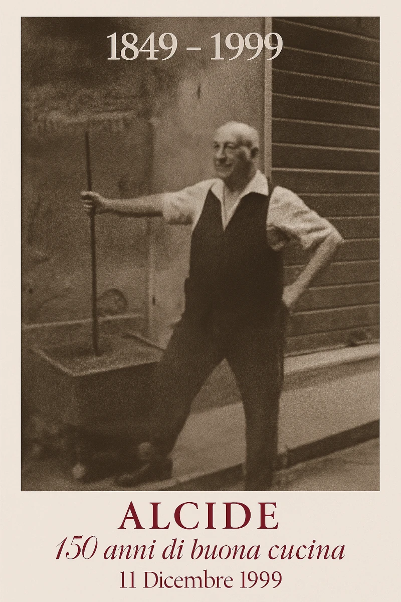 Fondatore Alcide storia e tradizione - Ristorante Alcide Poggibonsi