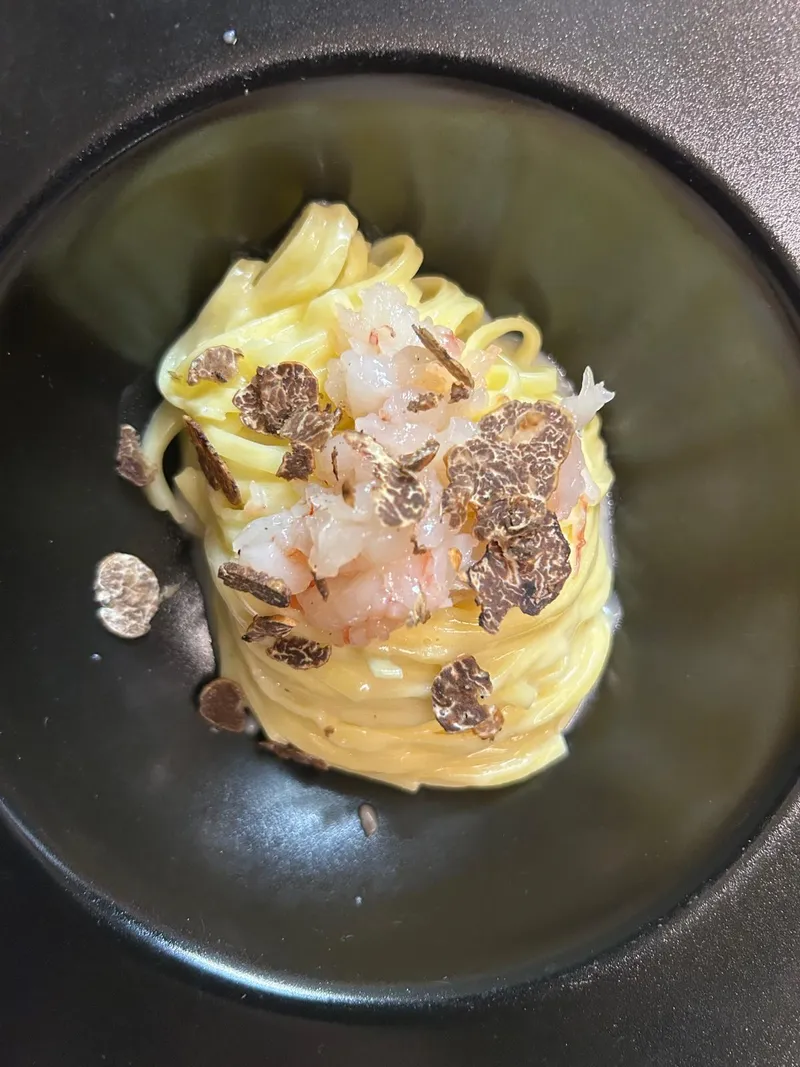 Portata di mare con scaglie di tartufo, Alcide Gourmet Club